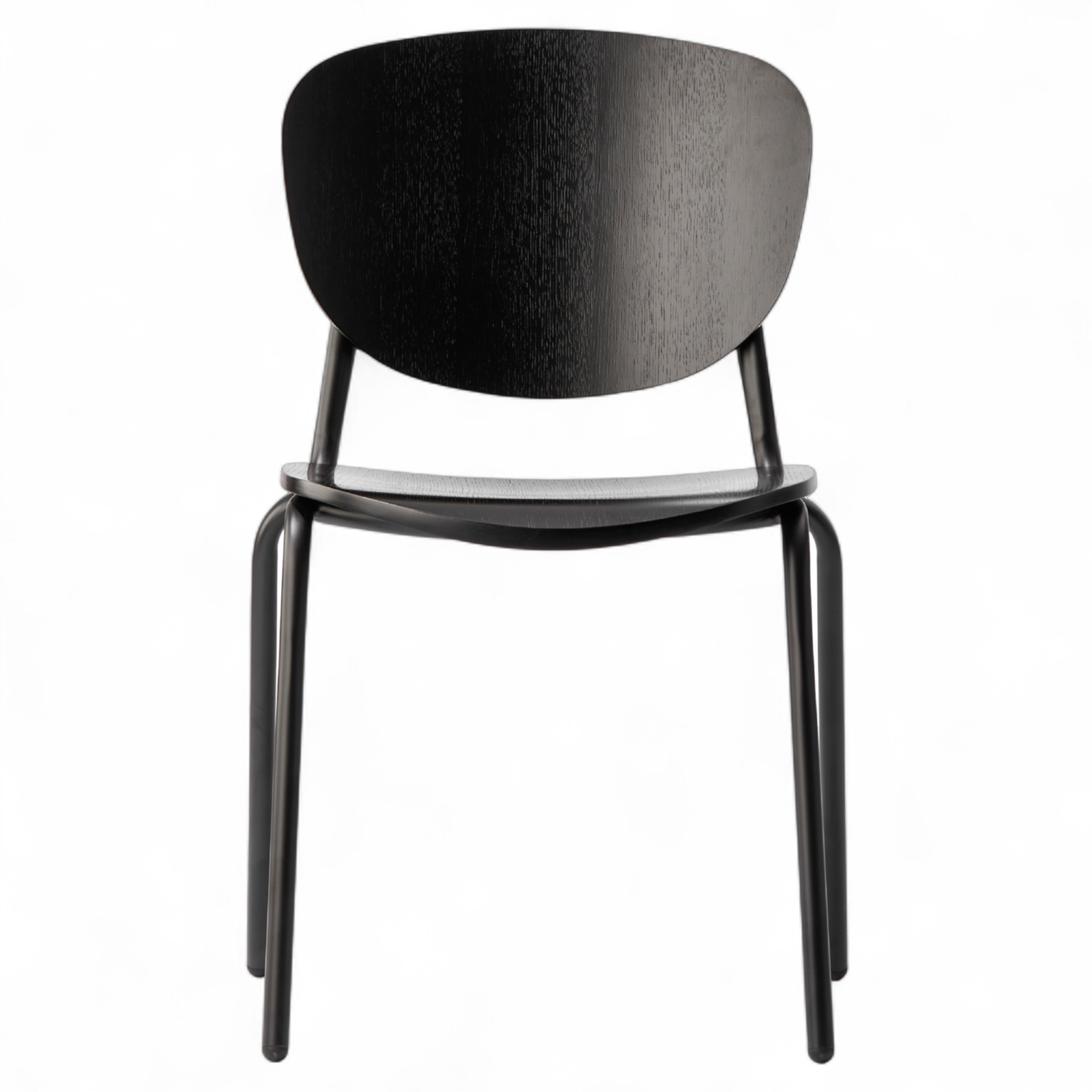 stackable restaurant chairs in a commercial dining room