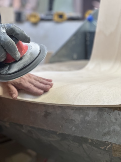 Commercial wood chair joinery and quality control